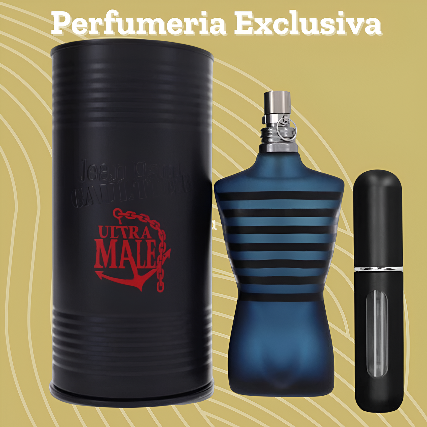 JEAN PAUL ULTRA MALE + Perfumero